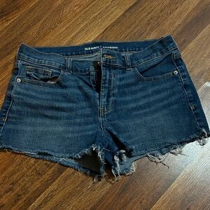Old Navy Dark Blue Jean Shorts